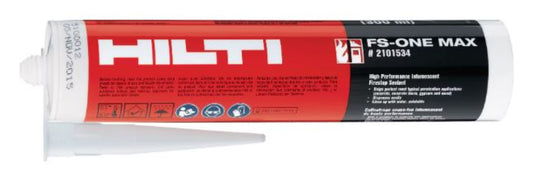 Hilti FS-ONE MAX Intumescent Firestop Sealant – 10.1 oz Cartridge