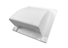 Primex Plastic Wall Cap Removable Screen Dryer Wall Vent High-Quality Easy to Install One Piece
