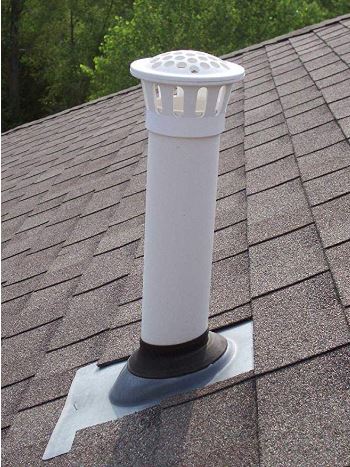 Crown Vent Guard PVC Vent Cap for 3" PVC