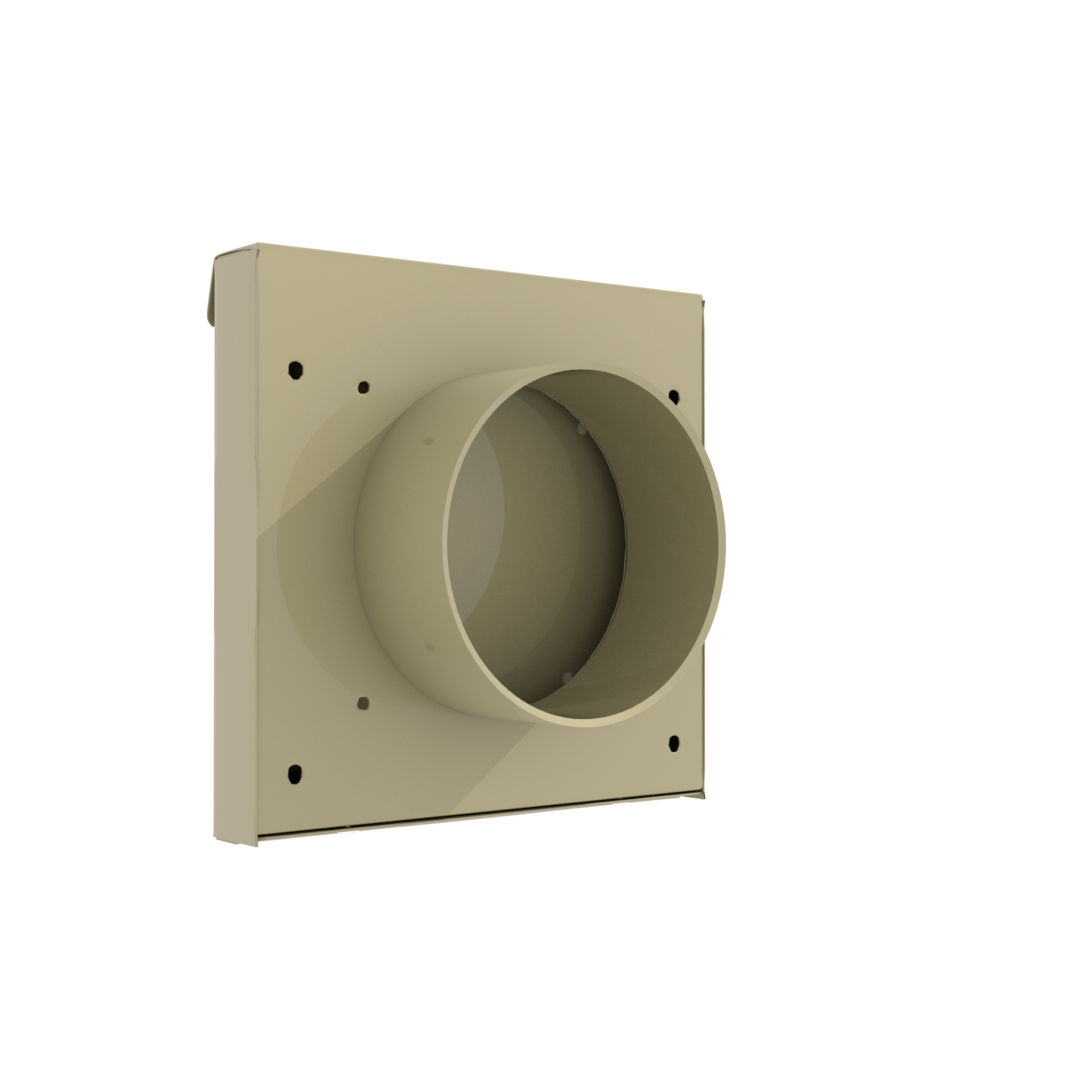 Inovate DWV4 4-Inch Metal Dryer & Bathroom Wall Vent