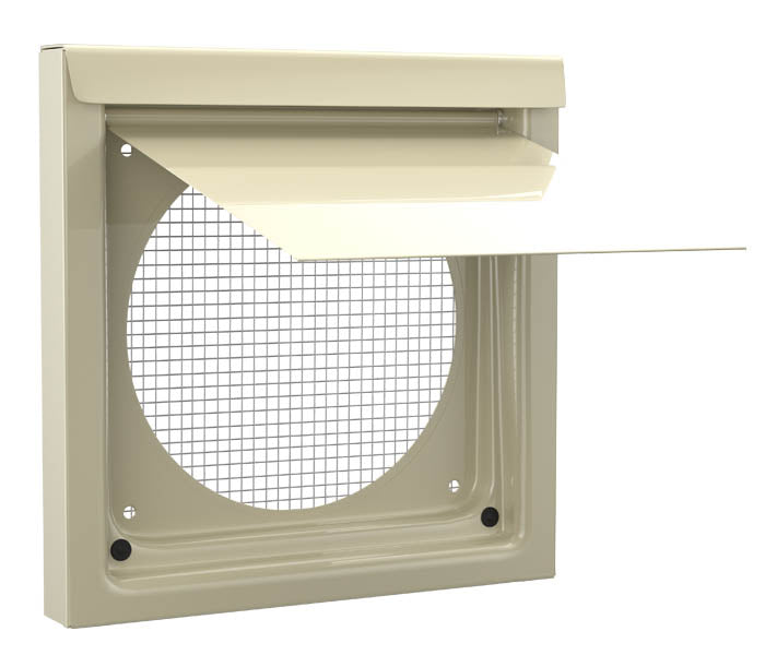 Inovate 6-Inch Low-Profile Exhaust Wall Vent - Powdered-Coated Finish