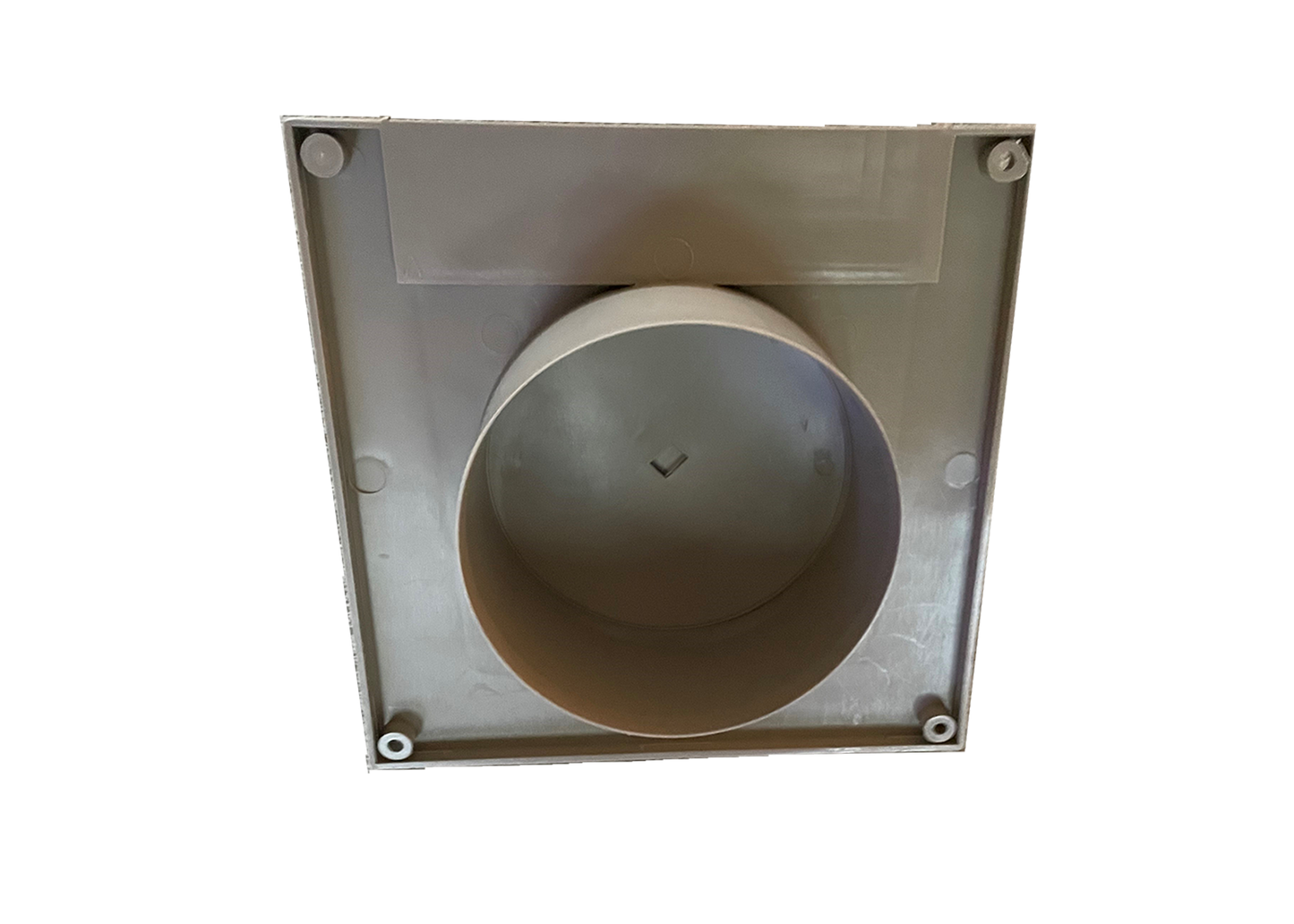 Primex Plastic Wall Cap Removable Screen Dryer Wall Vent High-Quality Easy to Install One Piece