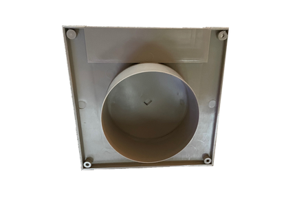 Primex Plastic Wall Cap Removable Screen Dryer Wall Vent High-Quality Easy to Install One Piece