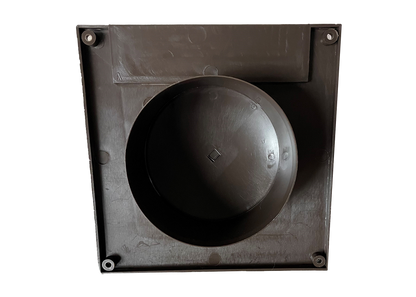 Primex Plastic Wall Cap Removable Screen Dryer Wall Vent High-Quality Easy to Install One Piece