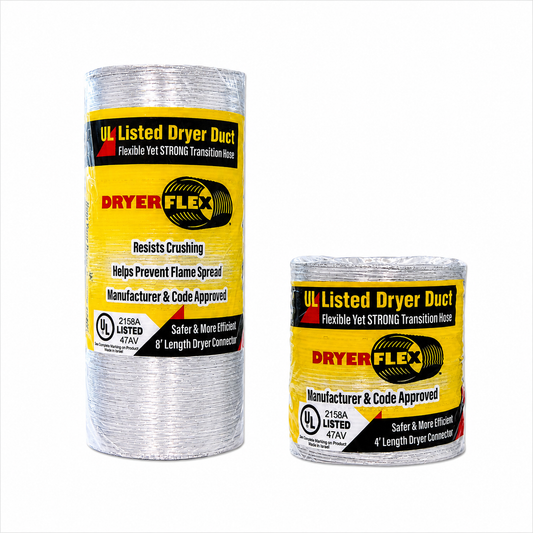 DryerFlex 4-Inch Dryer Transition Duct – UL 2158A Listed
