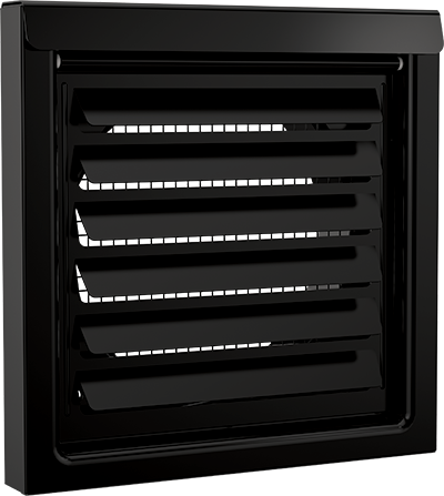 FreshVent™ 4" or 6" Low-Profile Air Intake Vent – Powder Coated Galvalume Steel, Patented Vent Cover for ERV, HRV & Make-Up Air Systems