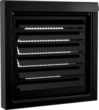 FreshVent™ 4" or 6" Low-Profile Air Intake Vent – Powder Coated Galvalume Steel, Patented Vent Cover for ERV, HRV & Make-Up Air Systems