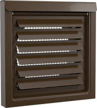 FreshVent™ 4" or 6" Low-Profile Air Intake Vent – Powder Coated Galvalume Steel, Patented Vent Cover for ERV, HRV & Make-Up Air Systems