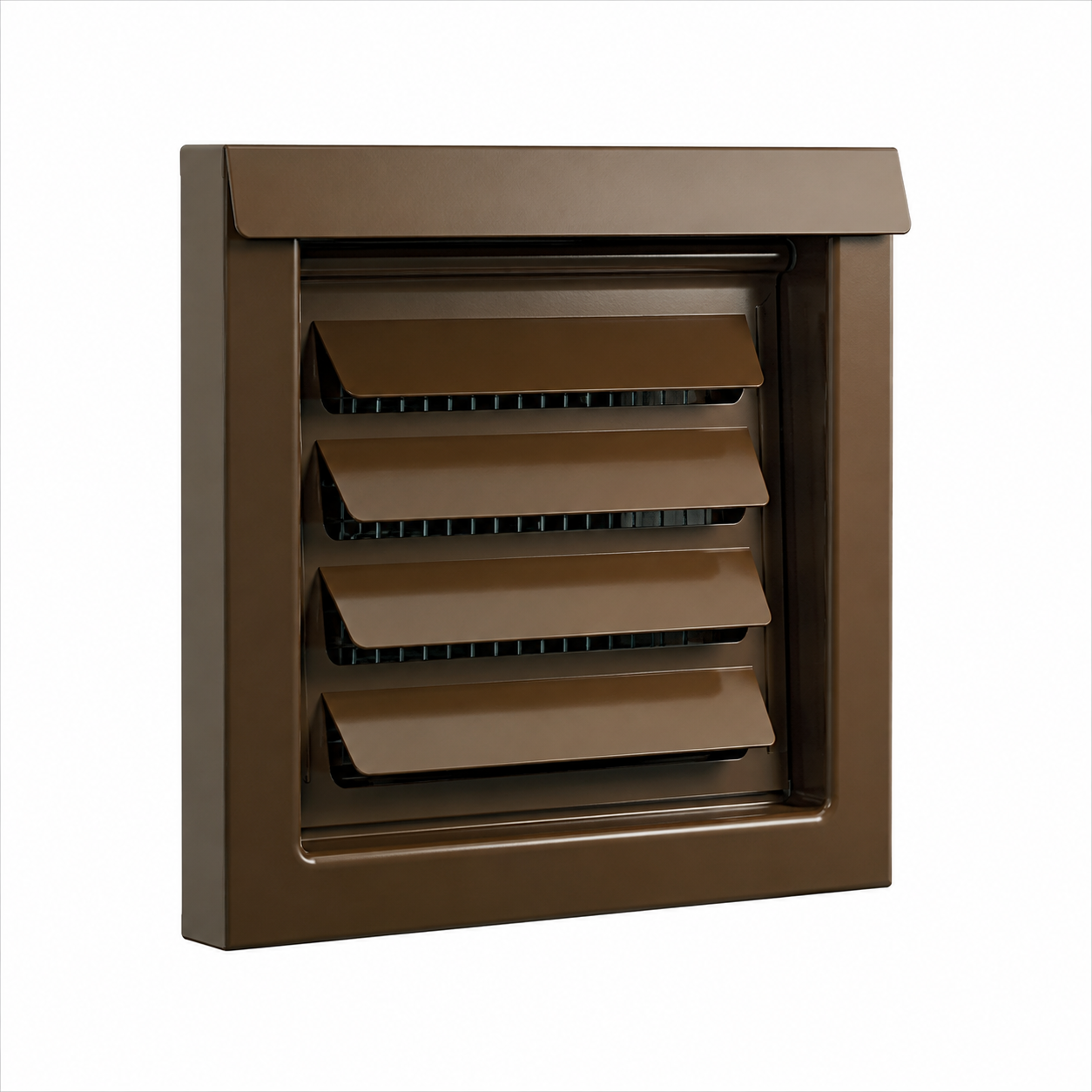 FreshVent™ 4" or 6" Low-Profile Air Intake Vent – Powder Coated Galvalume Steel, Patented Vent Cover for ERV, HRV & Make-Up Air Systems