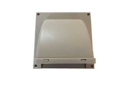 Primex Plastic Wall Cap Removable Screen Dryer Wall Vent High-Quality Easy to Install One Piece