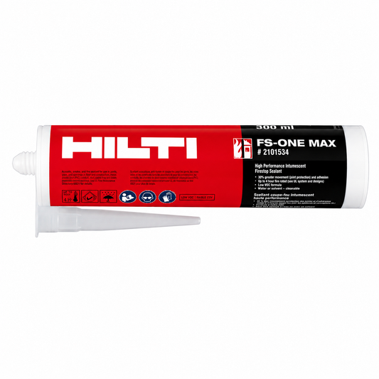 Hilti FS-ONE MAX Intumescent Firestop Sealant – 10.1 oz Cartridge