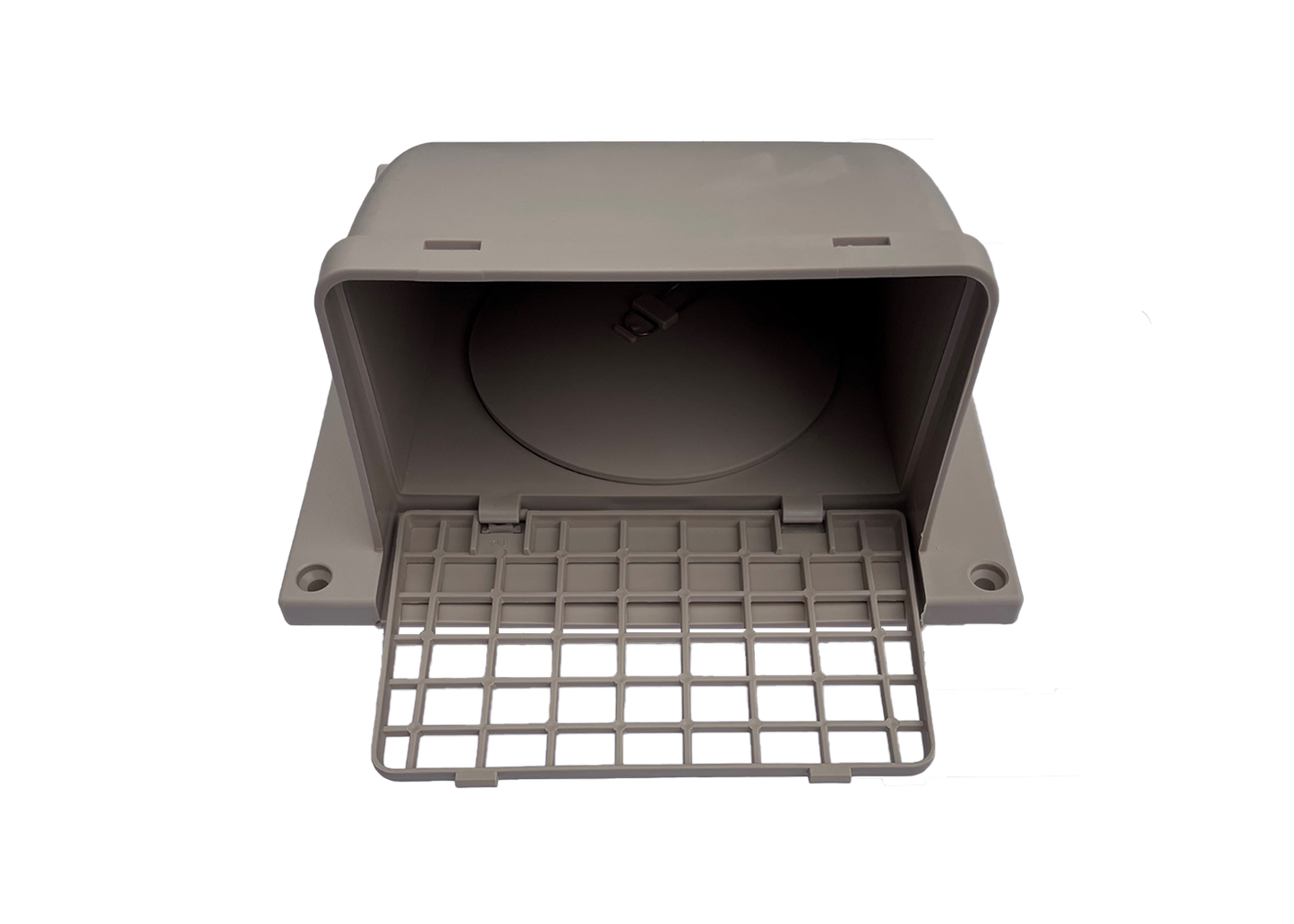 Primex Plastic Wall Cap Removable Screen Dryer Wall Vent High-Quality Easy to Install One Piece