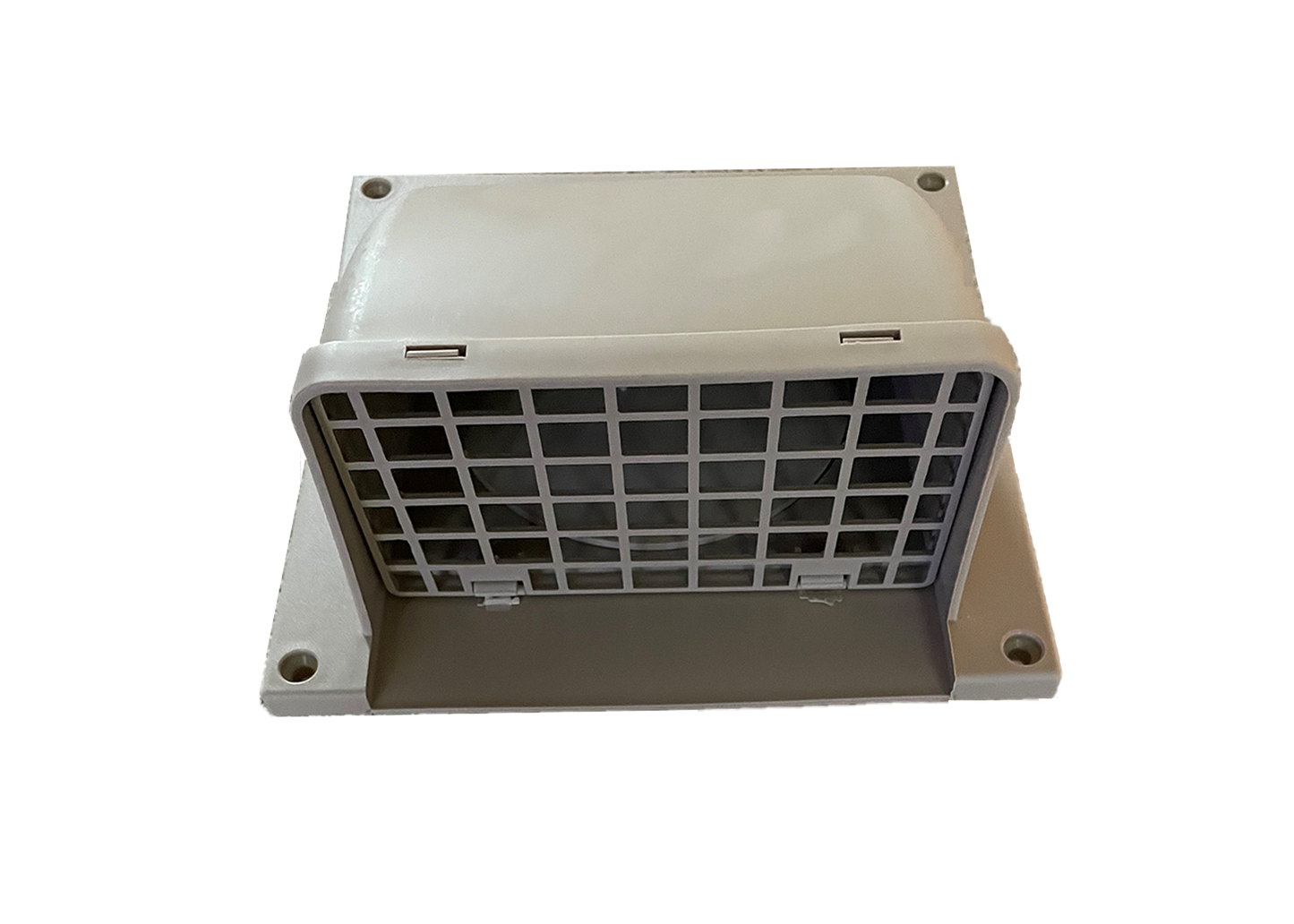 Primex Plastic Wall Cap Removable Screen Dryer Wall Vent High-Quality Easy to Install One Piece