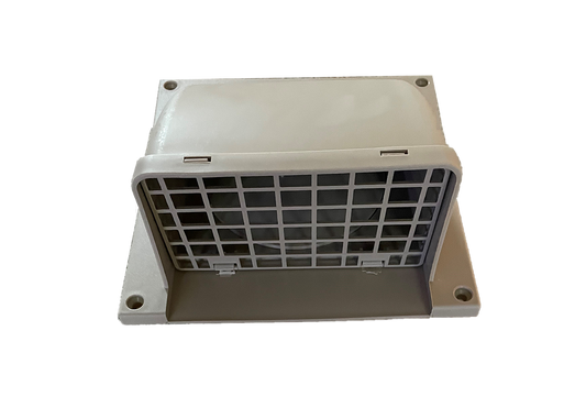 Primex 4" & 6" Plastic Wall Cap – Removable Screen Exhaust Vent