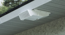 SoffitFlow® 4-Inch HDPE Soffit Vent with Extended Nose & Gravity Damper – Prevents Attic Mold, Stops Humid Air Recirculation – Durable UV-Resistant Exhaust Vent for Bath Fans – Made in USA