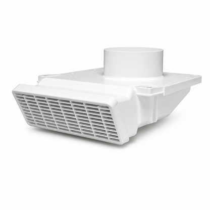 4-Inch HDPE SoffitFlow with Gravity Damper-Extended Nose