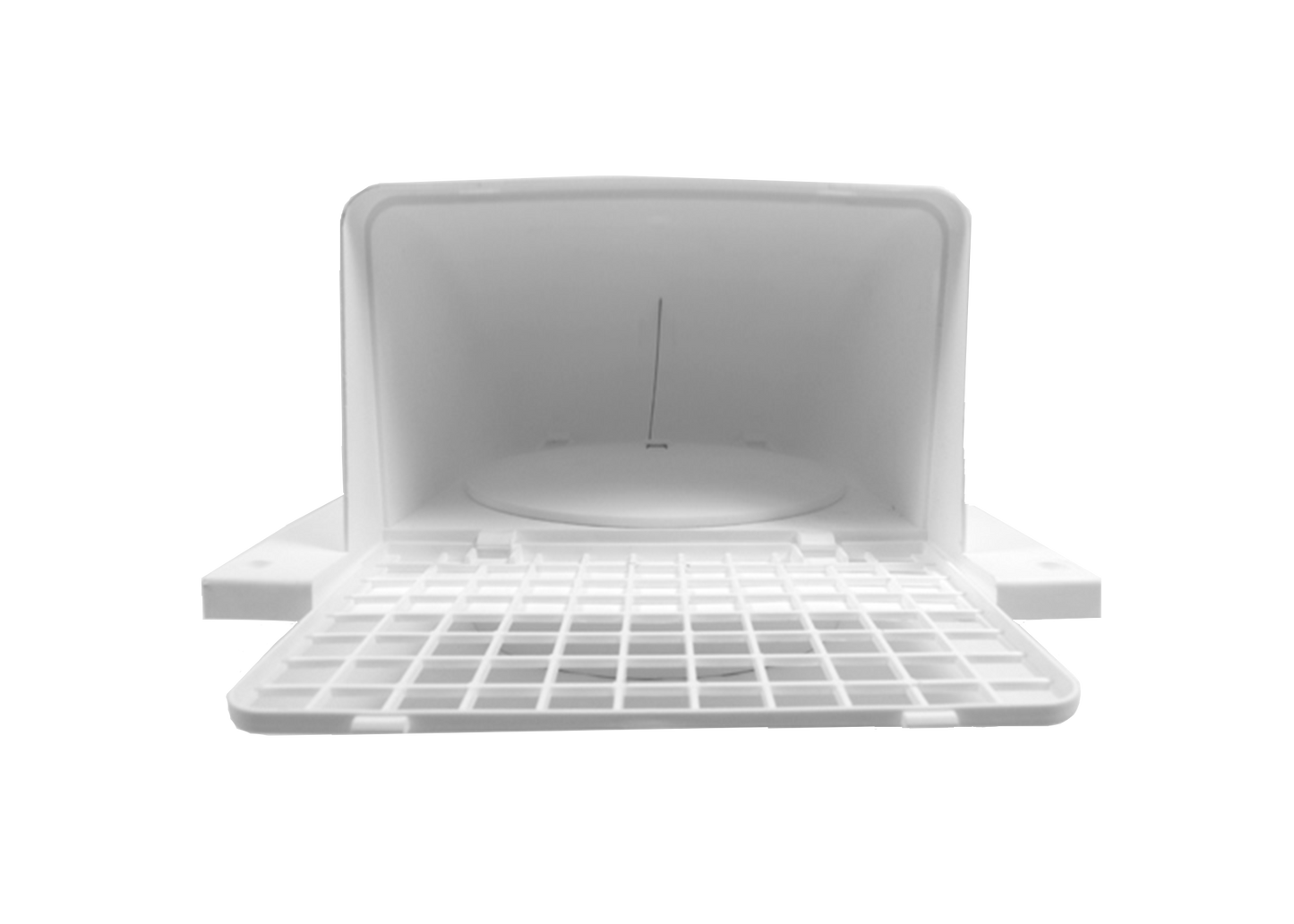 Primex Plastic Wall Cap Removable Screen Dryer Wall Vent High-Quality Easy to Install One Piece