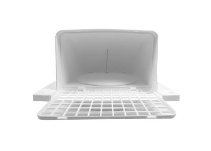 Primex Plastic Wall Cap Removable Screen Dryer Wall Vent High-Quality Easy to Install One Piece