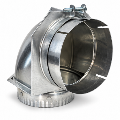 Builder’s Best 110108 4-inch Close Elbow for dryer vent installations