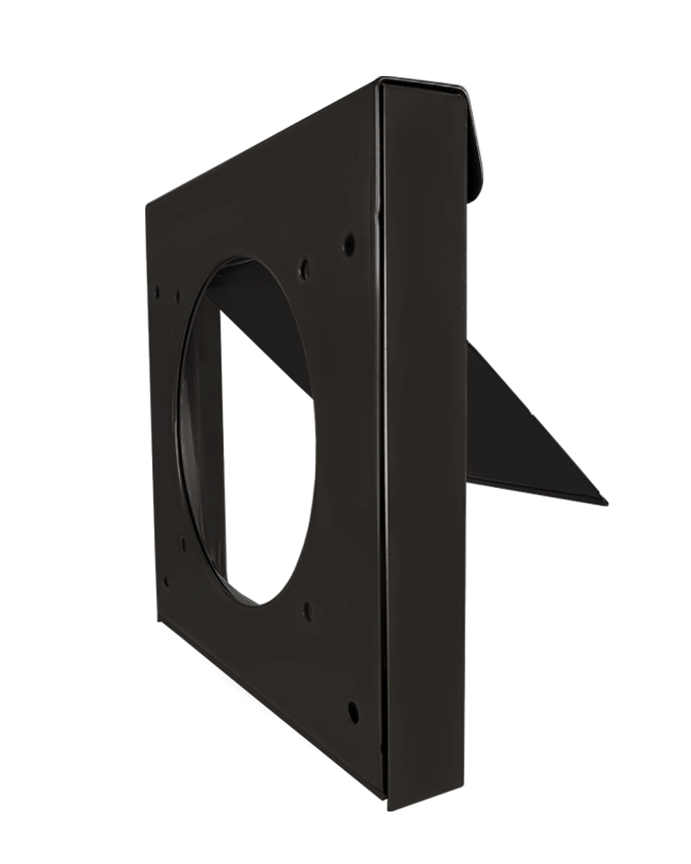 InOvate DryerWallVent DWV4 No Collar 4-inch dryer exhaust wall vent in black