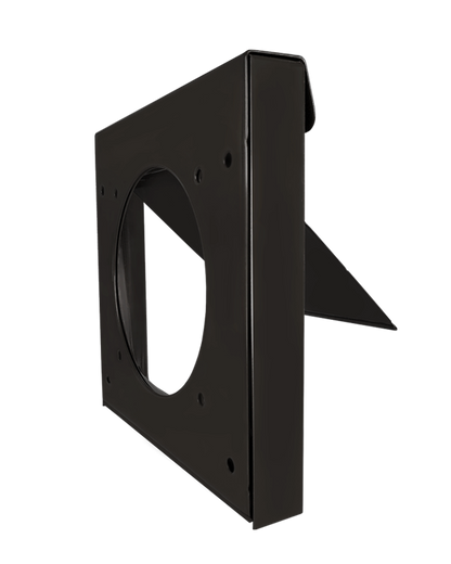 InOvate DryerWallVent DWV4 No Collar 4-inch dryer exhaust wall vent in black