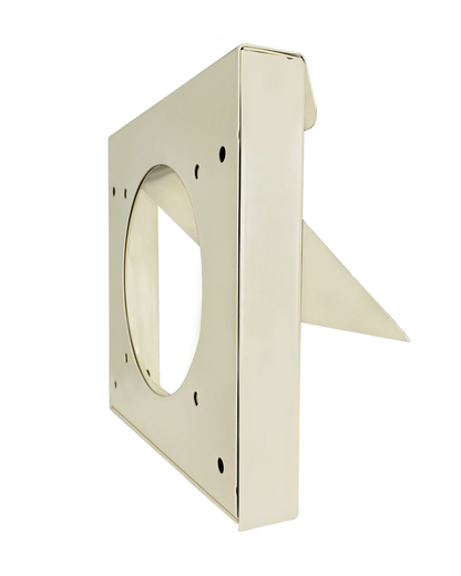 InOvate DryerWallVent DWV4 No Collar 4-inch dryer exhaust wall vent in tan