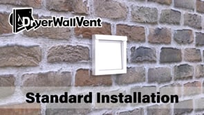 InOvate DWV4 4-Inch Metal Dryer & Bathroom Wall Vent - No Collar