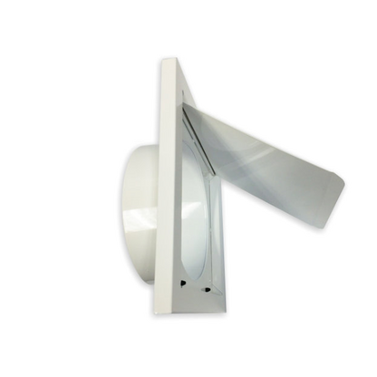 1-SSHVAC - 6" Dryer Wall Vent - Wall Cap