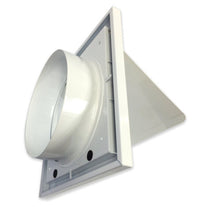 1-SSHVAC - 6" Dryer Wall Vent - Wall Cap