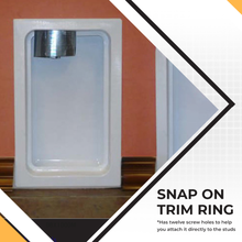 DBX1000M Metal Dryer Vent Box With Snap on Trim Ring