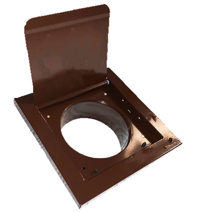 4-Inch Metal Dryer Wall Vent with Damper