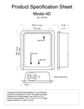 In-O-Vate DB-4D Dryer Box (For Downward Dryer Venting on 2x6 Walls)