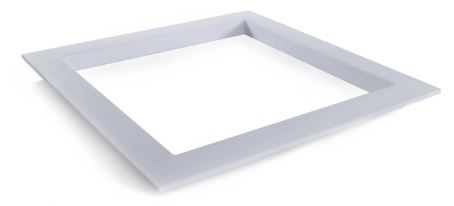 Plastic White Dryer Vent Box with Trim Ring (DBX1000P)