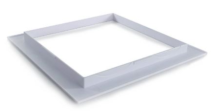 Plastic White Dryer Vent Box with Trim Ring (DBX1000P)