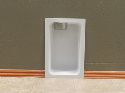 Recessed Metal Dryer Vent Box for with Snap-On Trim Ring