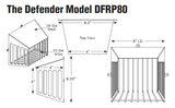 Defender Vent Cover - Medium - Critter Barrier (Bird Guard) - Model DFRP80