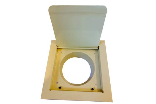 4-Inch Metal Dryer Wall Vent with Damper