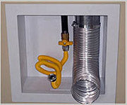 Plastic White Dryer Vent Box with Trim Ring (DBX1000P)